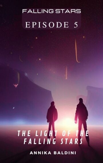 The light of the falling stars